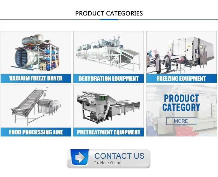 1t IQF Fluidized Quick Freezer Machine for Okra