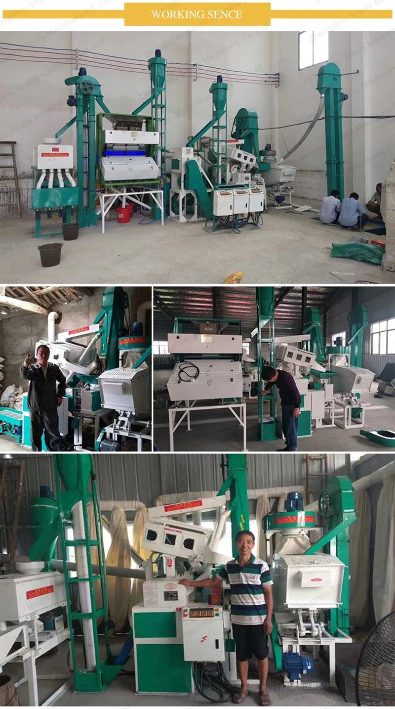 Automatic Rice Mill Machine Rice Polisher Processing Line