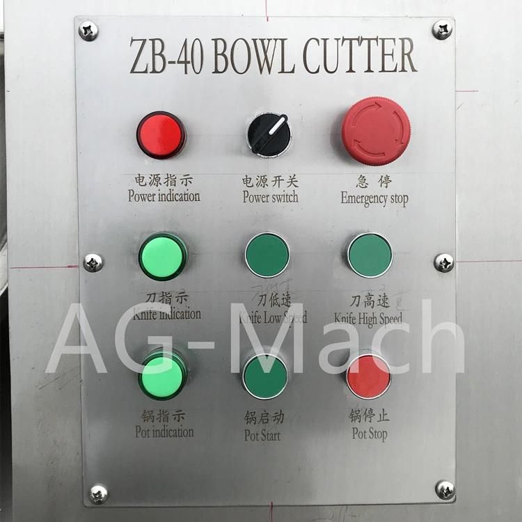 High Safety Food Machinery Automatic Bowl Cutter for Vegetable