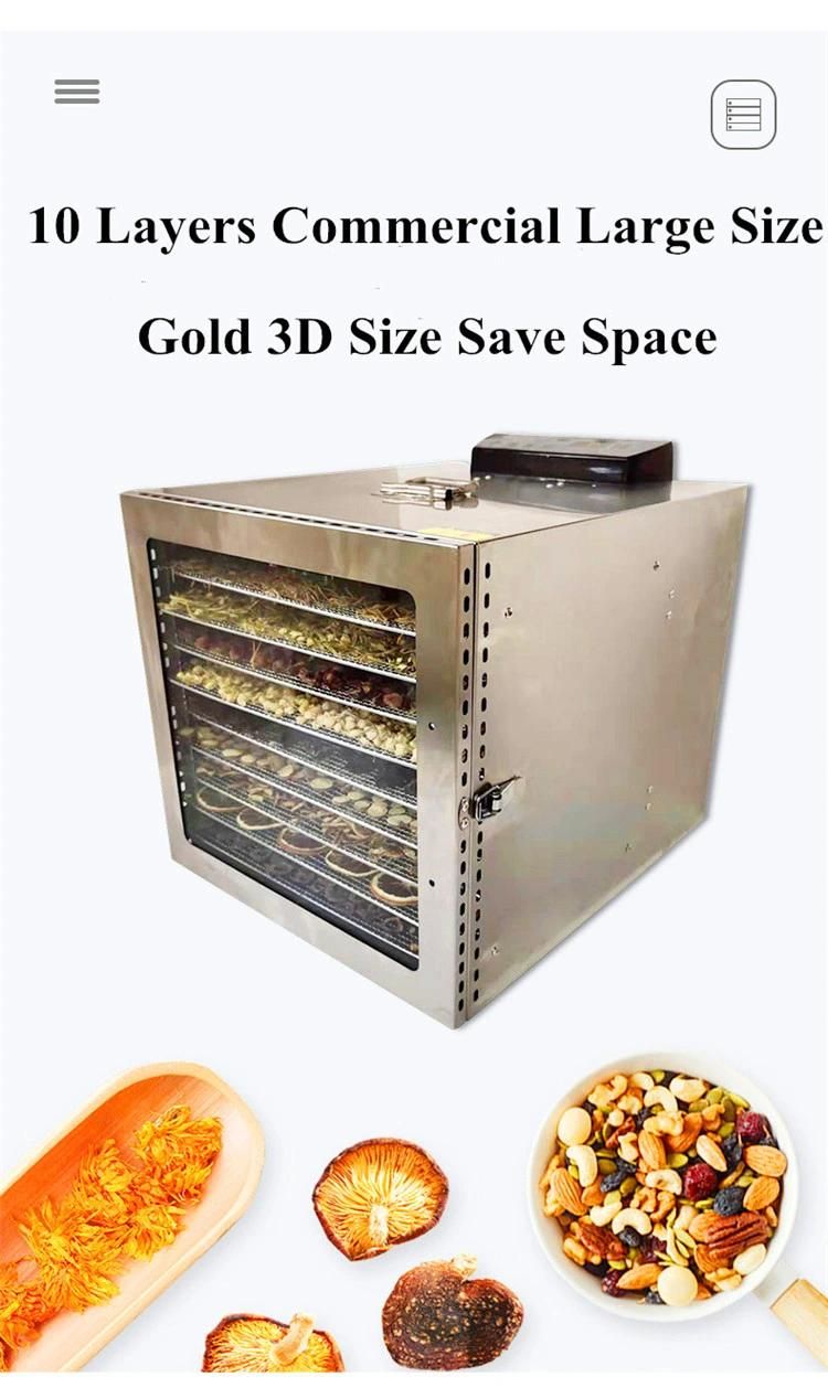 Multifunctional Kinds Fruit and Vegetables Dryer Food Dehydrator Machine