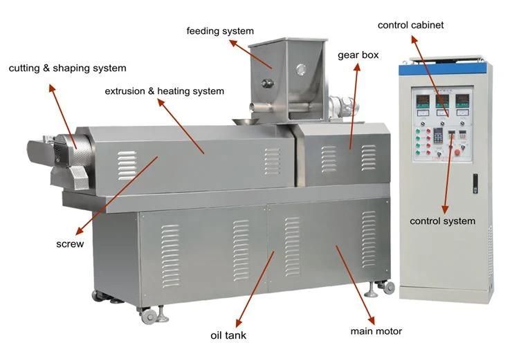 Cost-Effective Nutritional Rice Extrusion Equipment Golden Rice Bulking Production Line