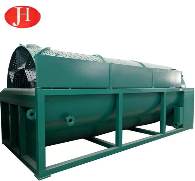 Zhengzhou Jinghua 50 T/H Potato Cleaning Machine Rotary Washer Starch Making Equipment