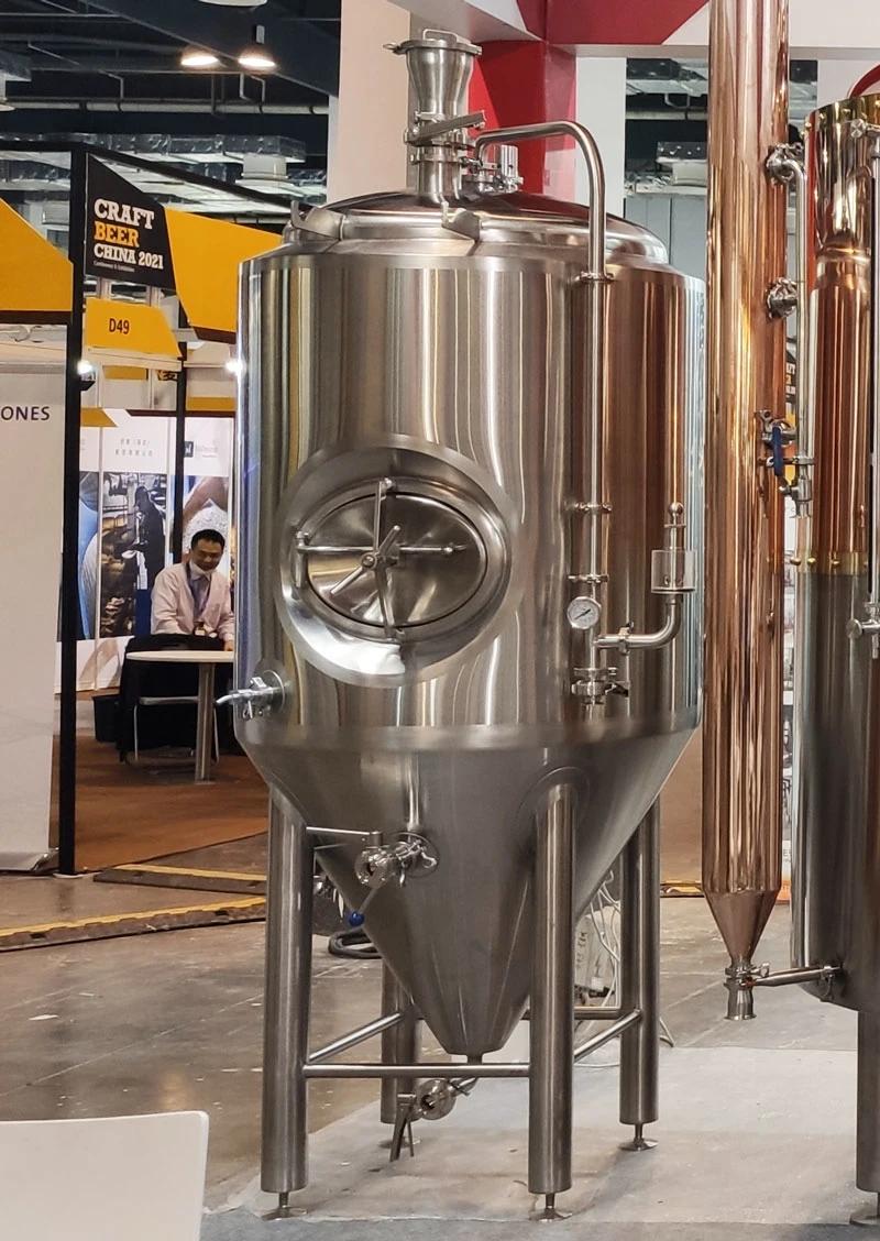 300L Beer Conical Jacketed Fermenter SUS 304 Fermentation Tank for Sale