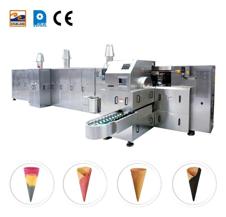 Multi-Function Automatic 63 Baking Plate 9 Meters Long Sugar Cone Production Machine with After-Sales Service