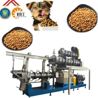 2021 Hot Sales 100kg-6t/H Automatic Dog Cat Fish Shrimp Bird Pet Snack Food Extruder Plant ...