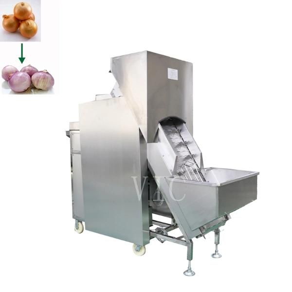 Fully Automatic Onion Peeling and Root Cutting Machine Onion Peeler