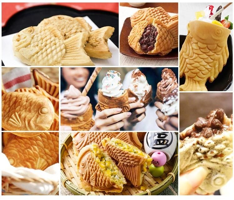 Snack Equipments Electric Fish Cake Machine Taiyaki Machine