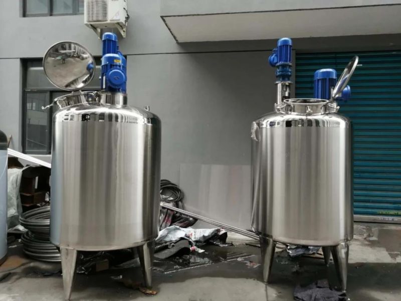 Stainless Steel Cooling Heating Mixing Tank for Food Industry