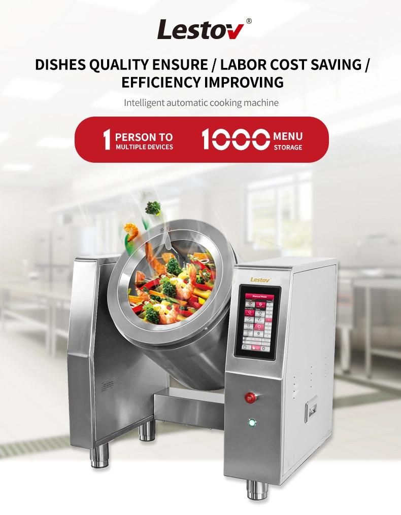 Commercial Kitchen Equipment Automatic Cooking Machine Stir Fry Robot