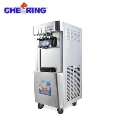 Hot Sale Large Capacity Air Pump Pre Cooling Soft Ice Cream Machine Batch Freezer