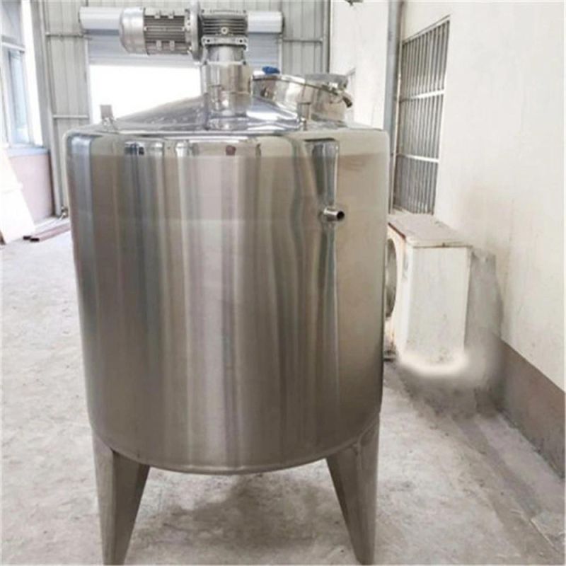 Stainless Steel Dairy Beverage Juice Heating Fermentation Mixing Blending Tank