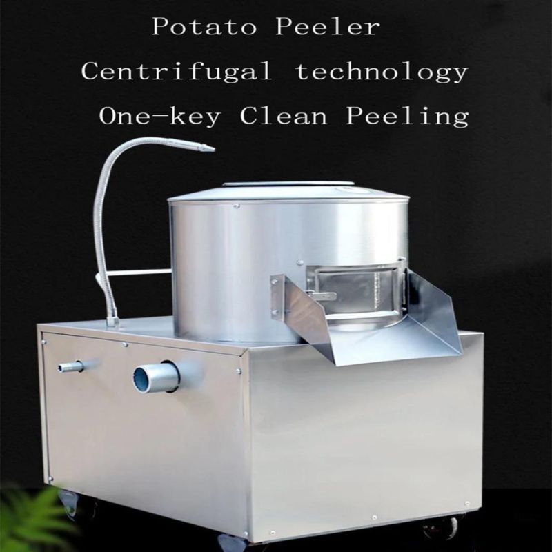 High Quality Potato Chips Cleaning Peeling and Cutting Machine Potato Chip Peeler and Cutter Machine