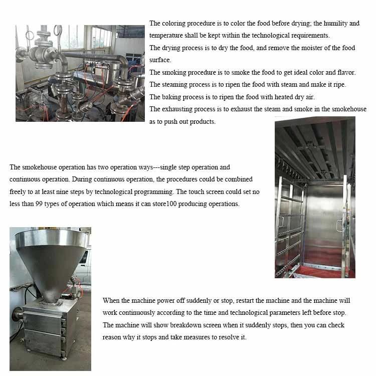 Industrial Fish Smoker Fish Smoking and Drying Machine Smokehouse