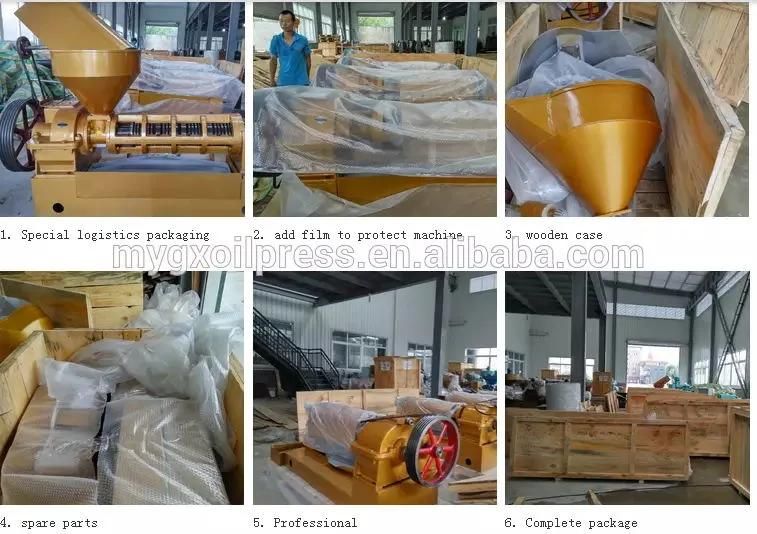 High Efficiency Spiral Oil Press Machinery for Peanut Sesame Soybean