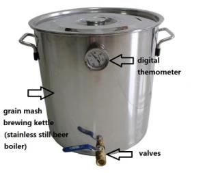 Health High Quality Fermentation Tank Beer Making Equipment Homebrew Keg