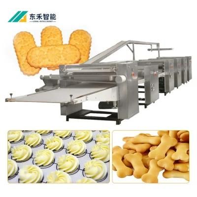 Biscuit Manufacturing Plant Sandwich Biscuit Making Machine Soft Biscuit Processing ...