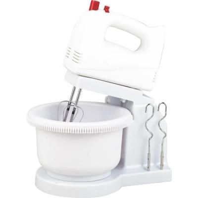 5 Speeds Control Roating Bowl Electric Table Hand Mixer