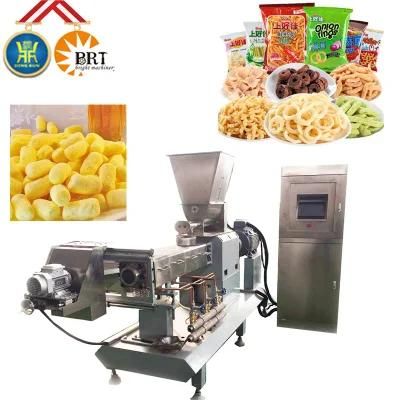 Corn Rice Injection Puffing Snacks Food Extruder Processing Machinery Line