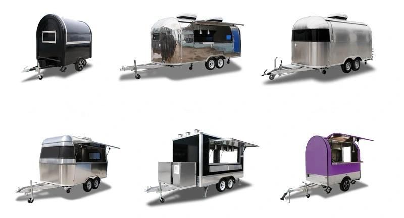 Best Selling Trailer Type Vin Number Mobile Fast Food Concession Trailer, Ice Cream Roll Food Trailer, Mobile Food Trailer