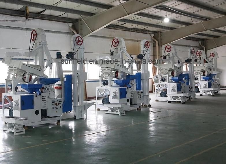 15tpd Small Rice Processing Machine for Rice Mill