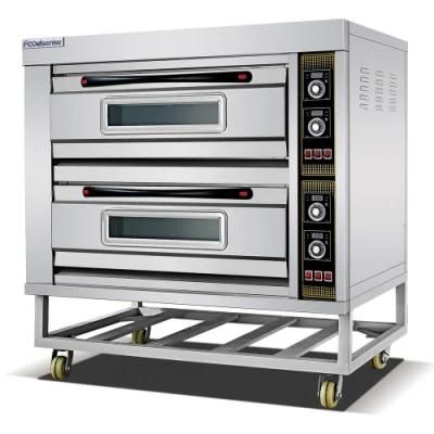 Professional Free Standing Small Baking Oven 2-Deck 2-Tray Baking Oven