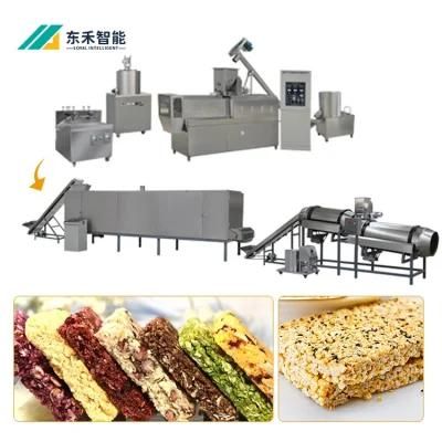 Automatic Cereal Bar Making Machine Protein Chocolate Bars Production Line