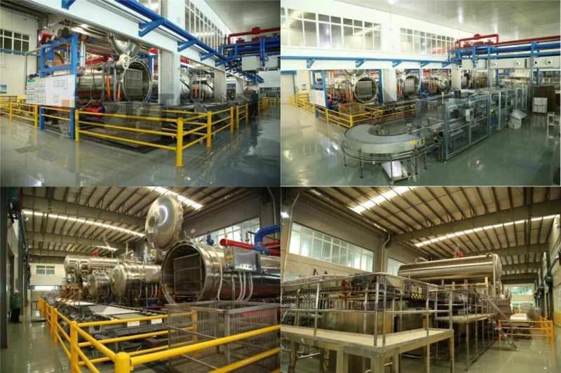 Water Spray Retort Sterilizer/Autoclave Sterilizer for Food and Beverage Processing