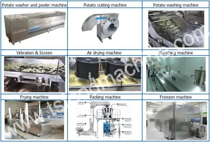 Potato Chips Bubble Washing Machine for French Fries Making Line