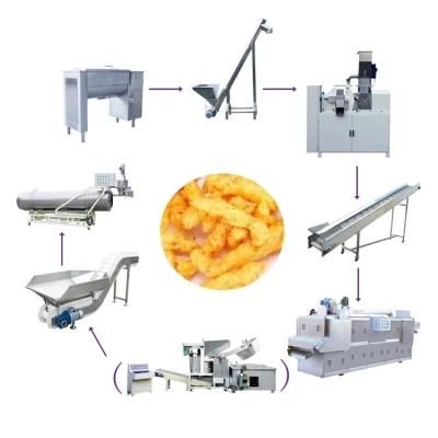 Semi Automatic Cheetos Corn Curl Kurkure Snacks Food Extruder Machine Price