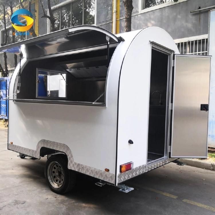 Guangzhou Factory Custom Food Cart Australian Standard Food Truck BBQ Trailer Mobile Food Trailer Car for Sale