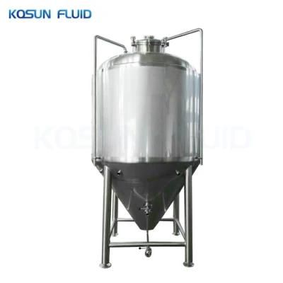 1000L Stainless Steel Inox Cooling Jacket Beer Fermentation Tank/Conical Fermentor