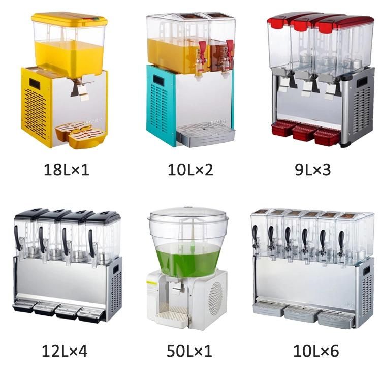 18L Single Bowl Fruit Juice Dispenser Cold Drink Machine