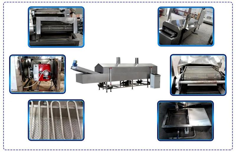 Efficient 2D/3D Fried Flour Bugles Machine Fried Chips Process Line