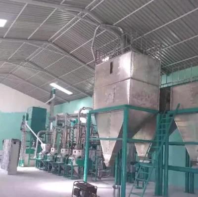 Africa Super White Maize Meal 30t/24h Maize Milling Machine