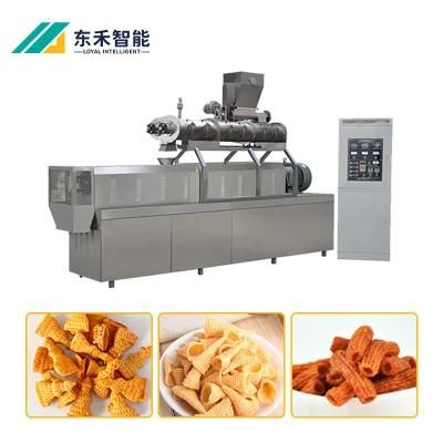 Salad Food Making Production Line Bugle Shape Snacks Extruder Machine/Production Line