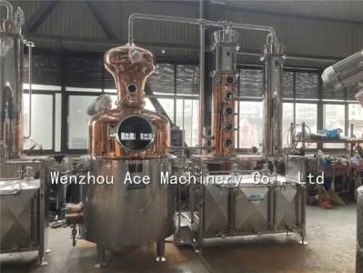 Factory Price Alembic Whisky Distiller Alcohol Recovery Column Gin Distillation Machine ...