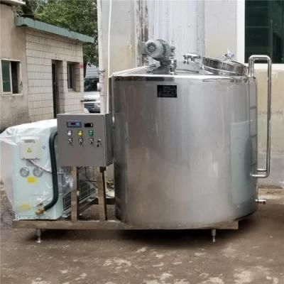 1000L 2000L 3000L 4000L Stainless Steel Milk Cooling Tank Factory