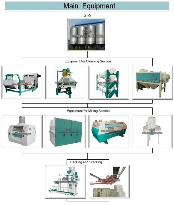 Maize/Corn/Wheat Flour Milling Machine Maize Milling Machine Maize Flour Mill