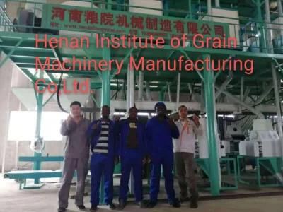 100tpd Maize/Corn Flour Milling Machine for African Market