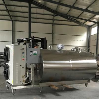 Vertical and Horizontal 5000L 10000L Milk Cooling Container for Dairy Factory