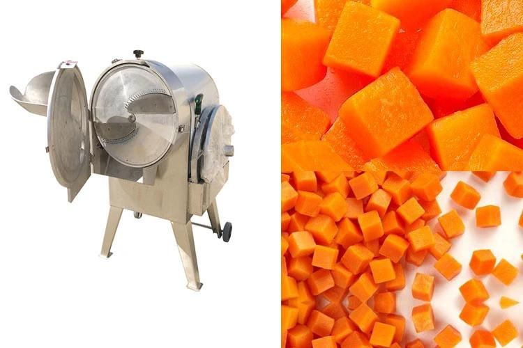 Industrial Use Vegetable Slicer Cutting Machines Carrot Dicer Machine