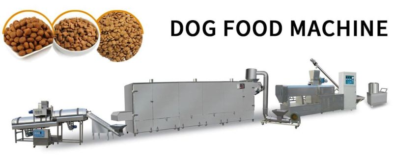 Automatic Dry Dog Cat Fish Pet Food Machinery Extruder