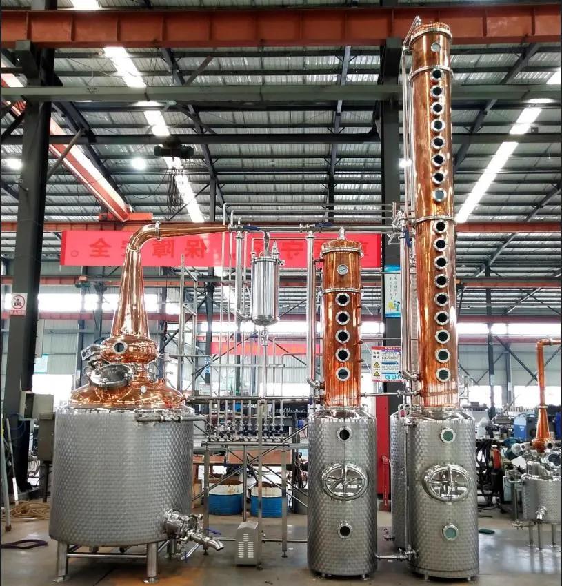 DIY Enthusiast Commercial Use Gin Rum Fruit Spirits Alcohol Distillation Column