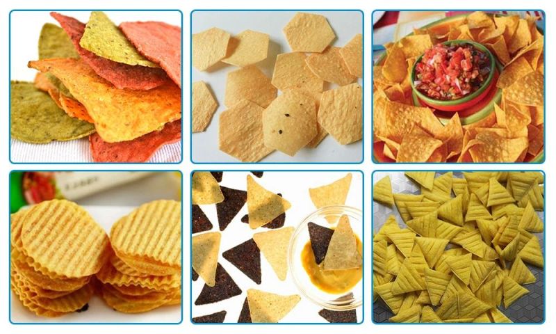 300kg/H Dorito Production Line Doritos Production Line Doritos Chips Production Line