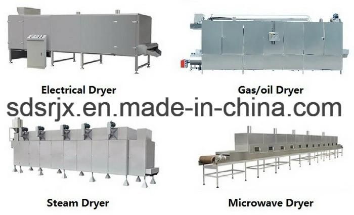 Flavored Extruded Leisure Corn Snack Chips Line Extruder Dryer Machine