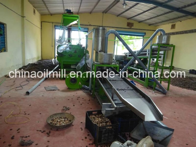 500-1000kg/Hour Automatic Cashew Processing Cashew Nuts Peeling Shelling Machine