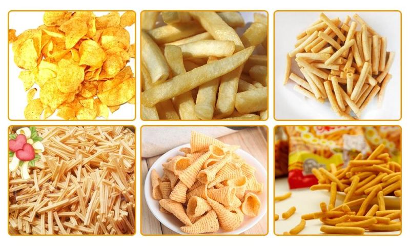 Multi-Functional Commercial Electric Peanut Deep Frying Machine Potato Chips Continuous Deep Belt Fryer Machinery Plant for Sale