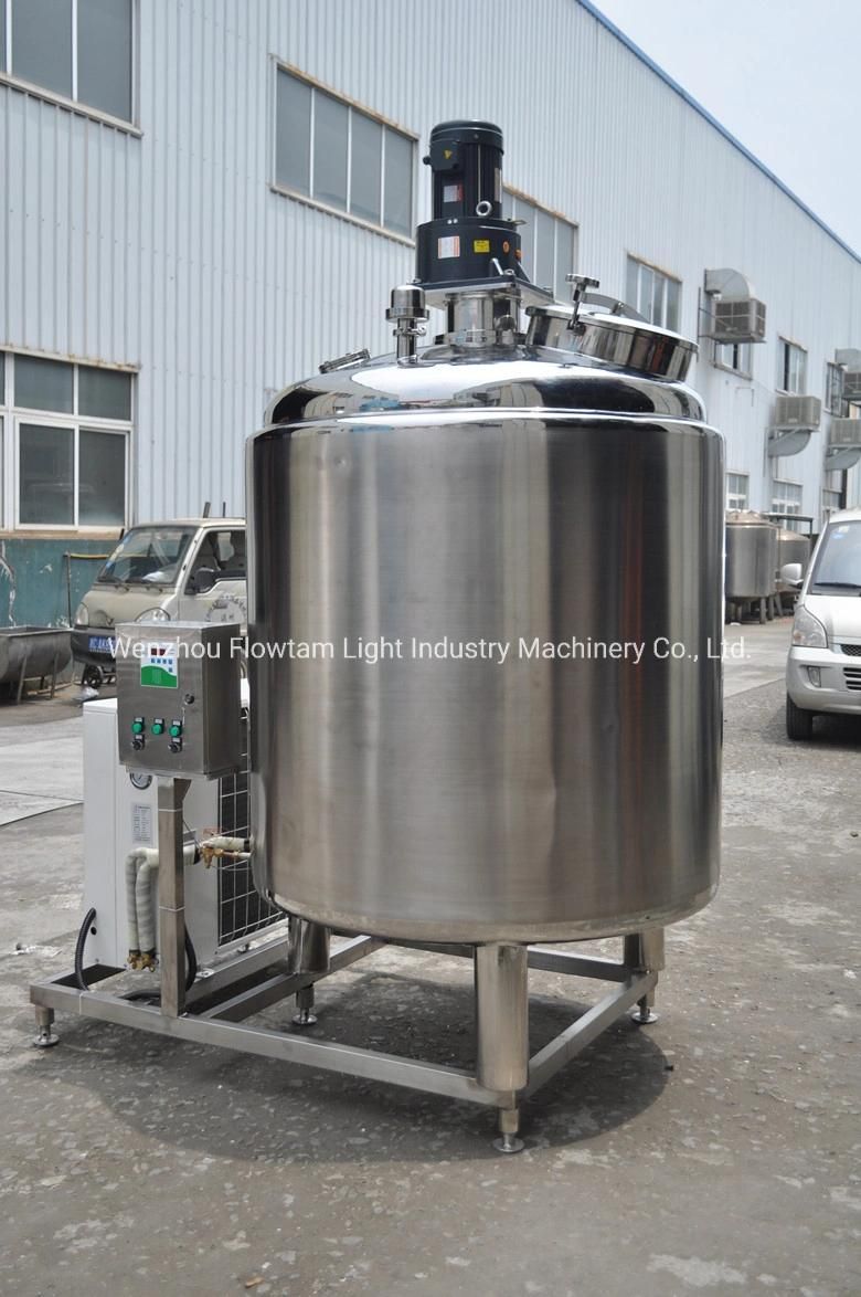 High Capacity Stainless Steel Vertical Milk Honey Cooling Tank