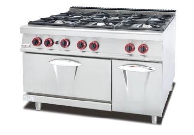 700 Series Gas Range 6-Burner with Gas Oven/Cabinet Gh-797A