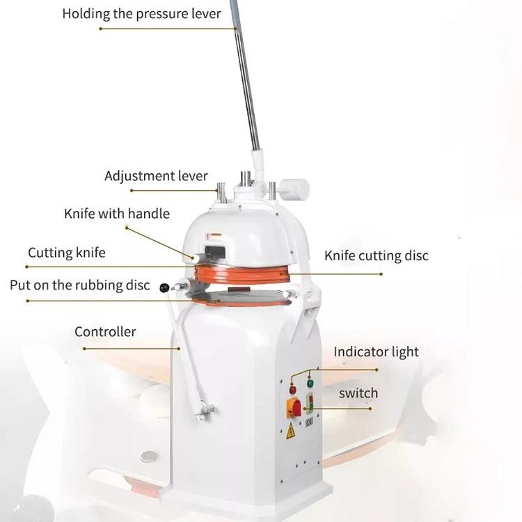 High Quality Electric Dough Cutter Machine Automatic Dough Divider Cutter Bread Make Machine for Commercial Cortadora De Masa